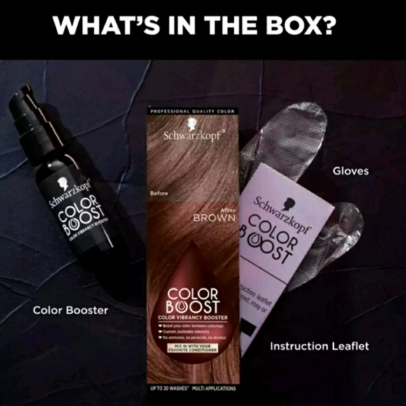 Schwarzkopf BROWN Color Boost Vibrancy Booster Up To 20 Washes (3 pack) - Picture 8 of 10